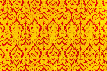 Thai pattern made from candle culture of Thailand.