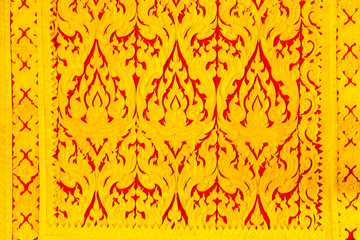 Thai pattern made from candle culture of Thailand.