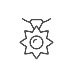 Pendant line icon