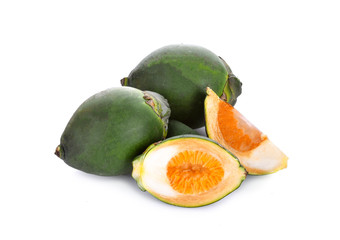 Betel nut isolated on a white background