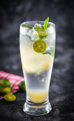 Kumquat mochito mixed wine