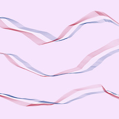 Netherlands flag ribbon wavy abstract background