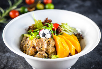 Chicken mango salad