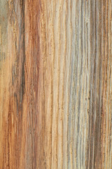 Textured vintage wooden background. Old wooden surface close up. Macro view of aged wooden table.