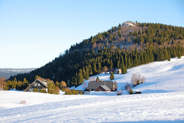 winter in the mountains