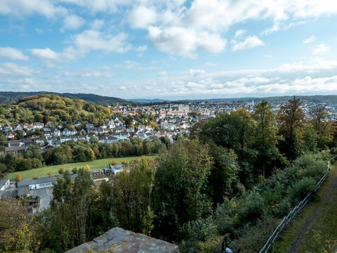 Meschede Panorama View, Sauerland, Germany