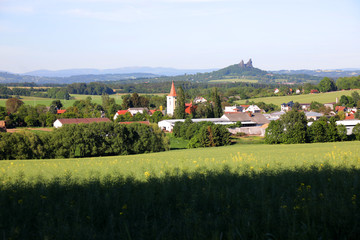 landscape with village