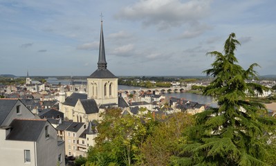 Fototapeta premium La ville : Saumur
