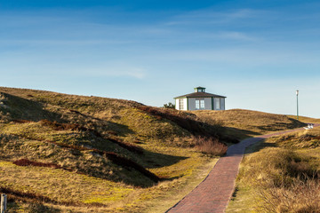 Spiekeroog, Pavillon, Weg, Dünen