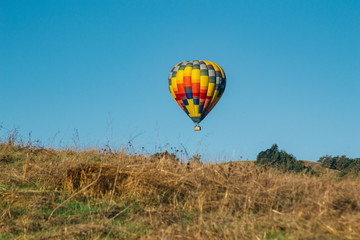A Hot Air Balloon in Napa Valley, California