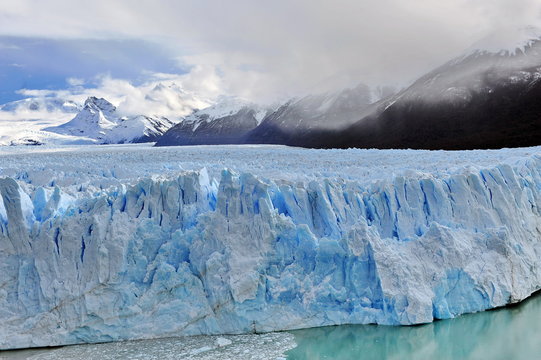 Perito Moreno is the most famous glacier in the world. Argentina.