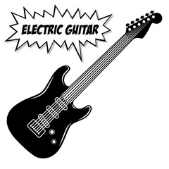 Electric guitar 6 strings.