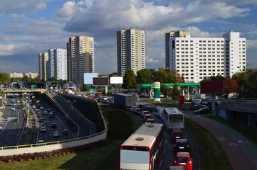 Godziny szczytu w Katowicach/Rush hour in Katowice, Silesia, Poland