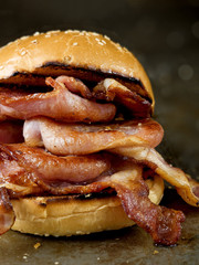 english bacon butty sandwich