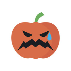 yellow pumpkin smile and sad, laugh, positive, angry, amazing, cool, crazy, excited, cry, annoyed smile backgorund vector halloween holiday smybol autumn celebration decoration design