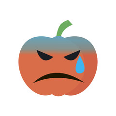 yellow pumpkin smile and sad, laugh, positive, angry, amazing, cool, crazy, excited, cry, annoyed smile backgorund vector halloween holiday smybol autumn celebration decoration design