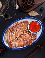 Charcoal roast pork neck