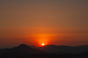 Obraz premium 석양