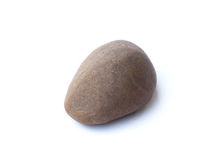 Fototapeta na wymiar Pebbles stone, heap of stones isolated on white background, sea pebble