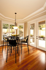 dining room with table and chairs