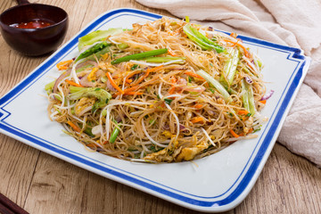 Three silk Fried powder