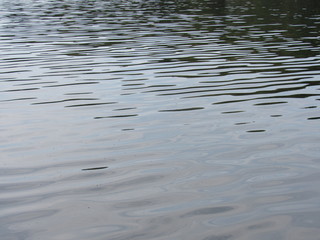 Close up view of ripples on lake water