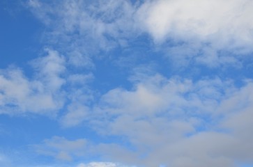 The sky with clouds