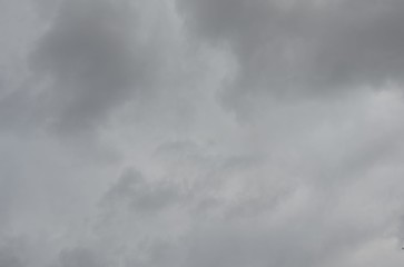 The gloomy sky with clouds
