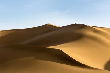 Deurstickers prachtige zandduinen in de schemering © chungking