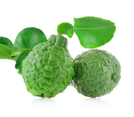 bergamot isolated on white background.