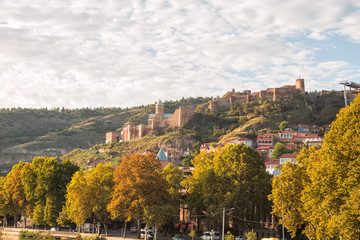 Fototapeta na wymiar Tbilisi, Narikala fortress