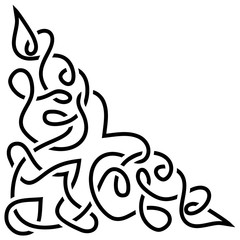 traditional vector celtic ornament