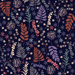 Materiał do szycia Beautiful Liberty flower seamless pattern , trendy in small-scale flower. Floral meadow background for textile, fabric, covers, manufacturing, wallpapers, print, gift wrap and scrapbook