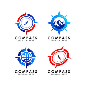 compass logo icon design