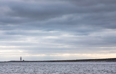 Obraz premium Desolate Light Tower Scene