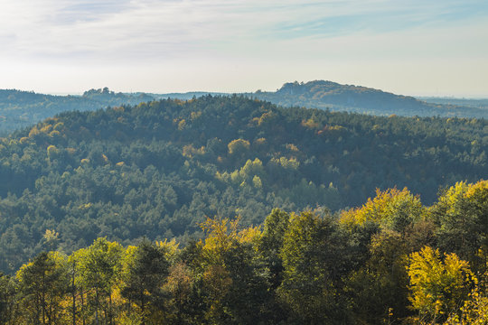 Złota Polska Autumn, around the Zborow mountain range, Poland