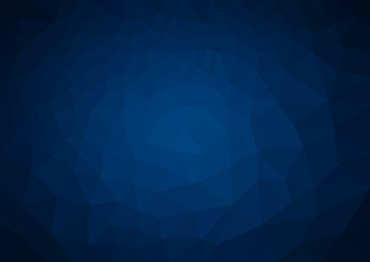 Abstract geometric pattern. Blue triangles background