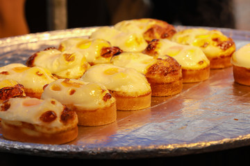 Korea street food , Korean Egg Cake in Seoul Korea