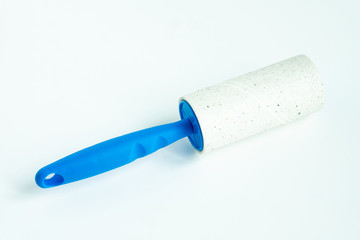 Dirty dust cleaner on white background