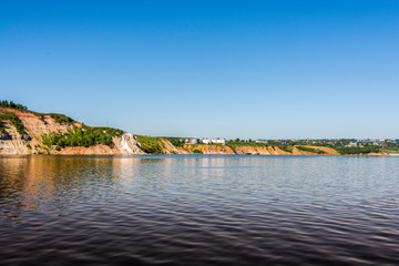 Fototapeta premium landscape with river