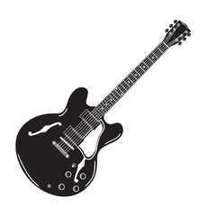 Plakat vintage american electric guitar.
