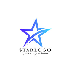 Obraz premium star logo design stock template. star vector icon