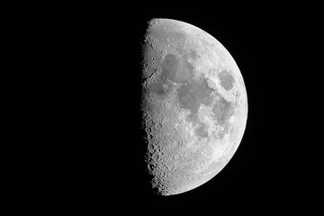 Moon detailed closeup