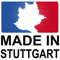 Obraz premium Made in Stuttgart Sport Logo