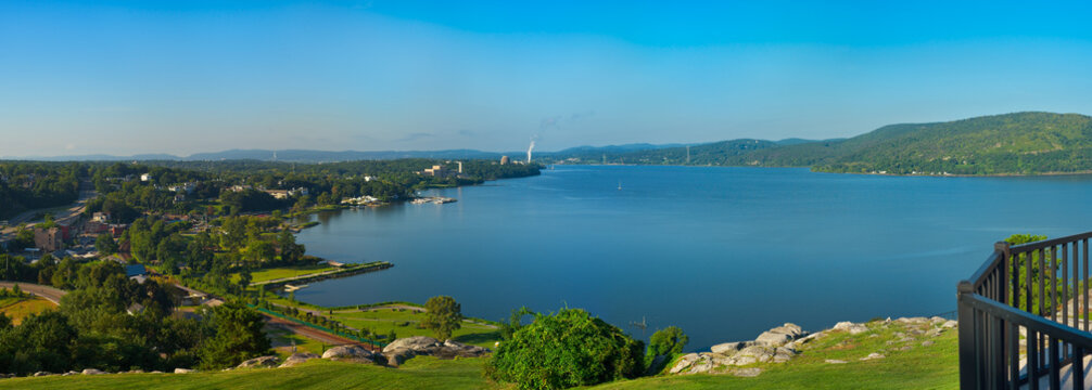 Hudson River panorama at Peekskill New York