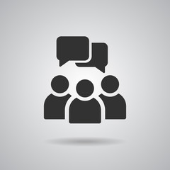 People Icon work group Team Vector