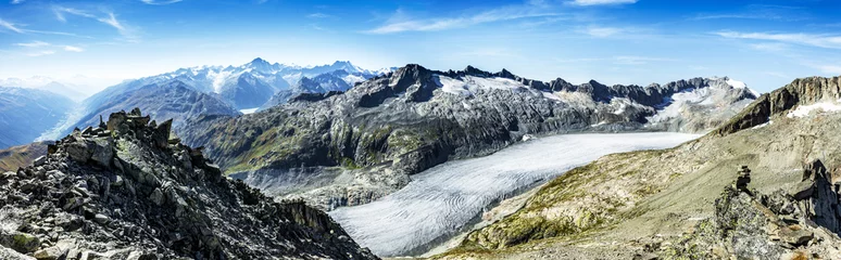 Crédence de cuisine en verre imprimé Glaciers Rhonegletscher