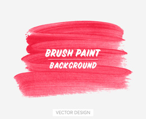 Art logo abstract brush paint texture stroke vector illustration. Perfect design for headline, logo and sale banner. 