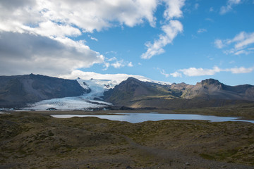 Fototapeta na wymiar Kviarjokull glacier in Iceland