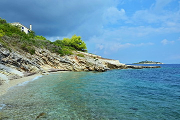 Greece,island Paxos-view of the island Panaghia